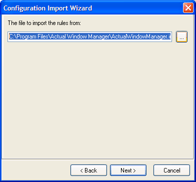 Import Wizard Dialog 2