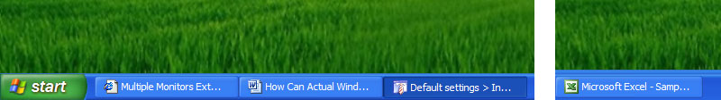 Individual Multi-monitor Taskbars