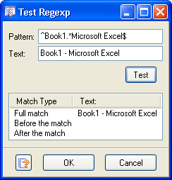 Test Regexp Dialog