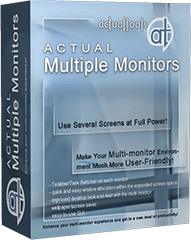 Actual Multiple Monitors восполняет пробелы Windows при работе с несколькими мониторами: эмулирует Панель задач, Переключатель задач и кнопку «Пуск» на дополнительных мониторах, позволяет быстро перемещать окна между мониторами, и многое другое.