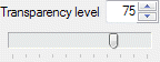 Transparency Level Controls